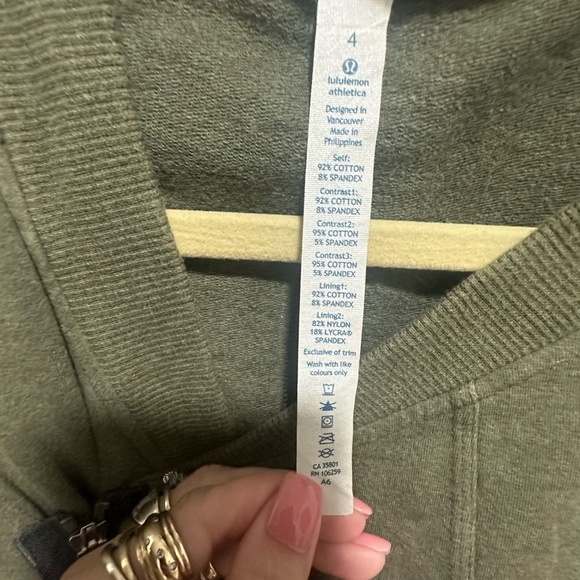 Lululemon Mula Bundle Wrap Asymmetrical Zip Jacket Size 4 - Picture 3 of 5